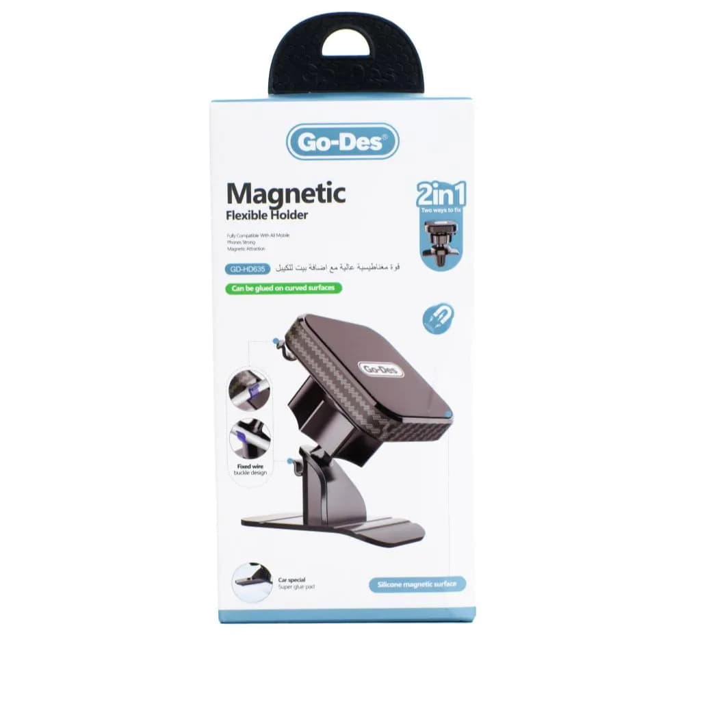 Go-Des Car Magnetic Flexible Holder 2 In 1 Gd-Hd635