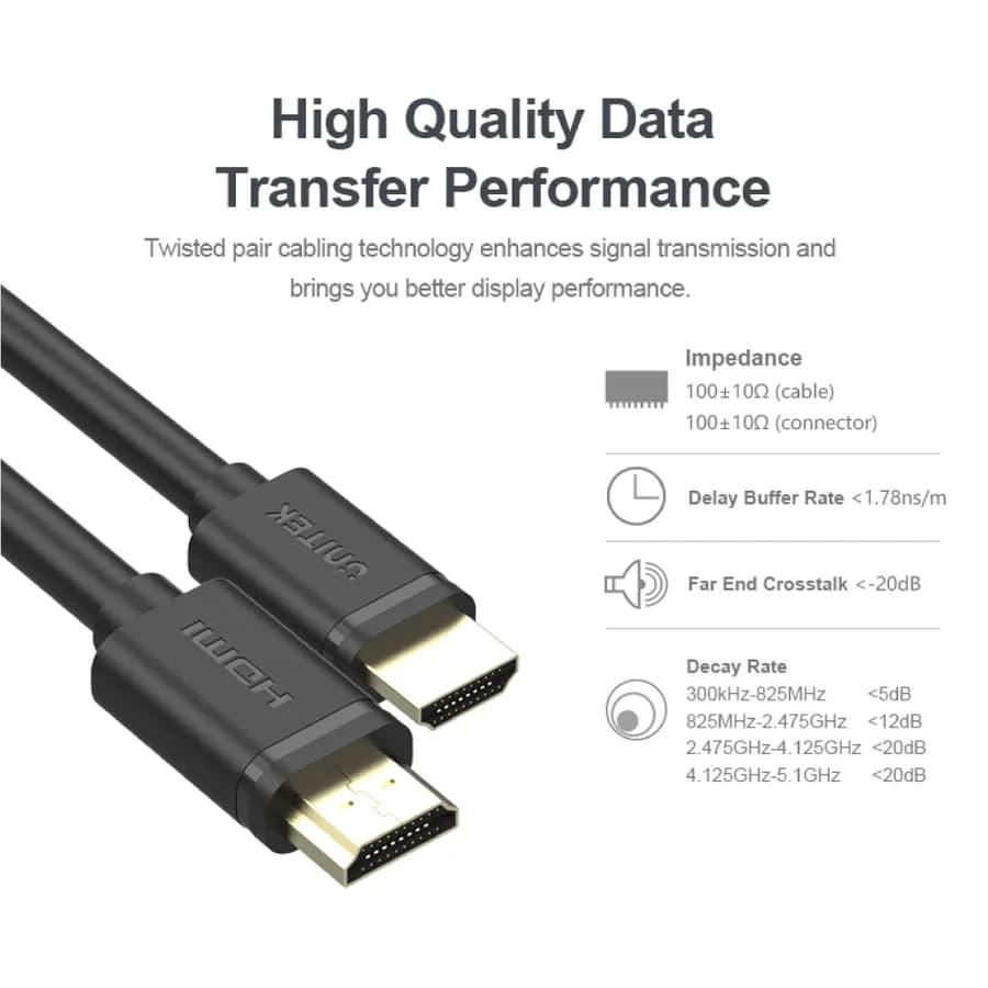 Unitek Hdmi High Speed 4K Cable-3M