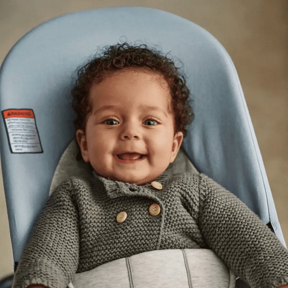 Babybjorn Bouncer Balance Soft Cotton/Jersey (Blue/Grey)