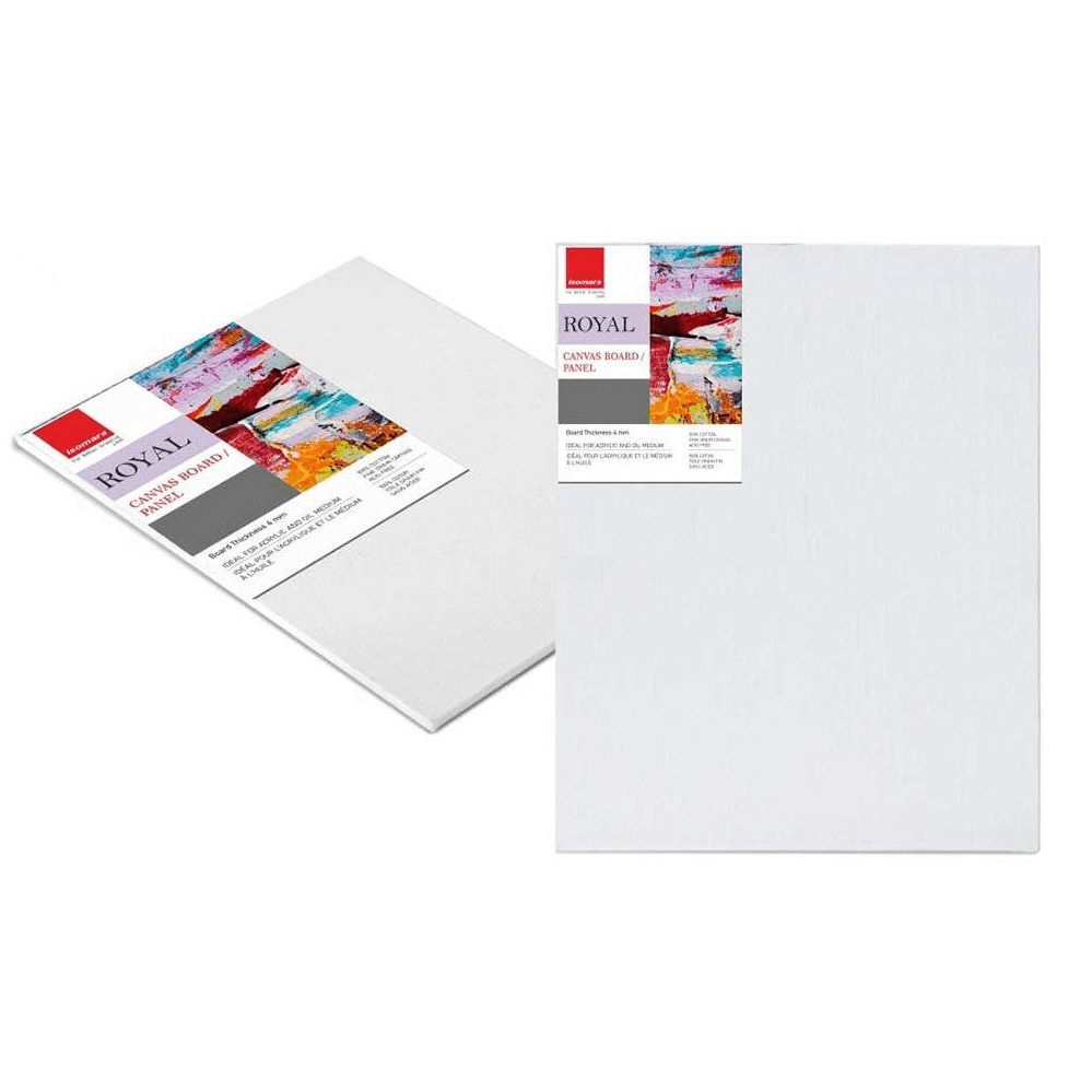 Canvas Panel 10X14 / 25 x 35 cm 380 Gsm - White -  Royal