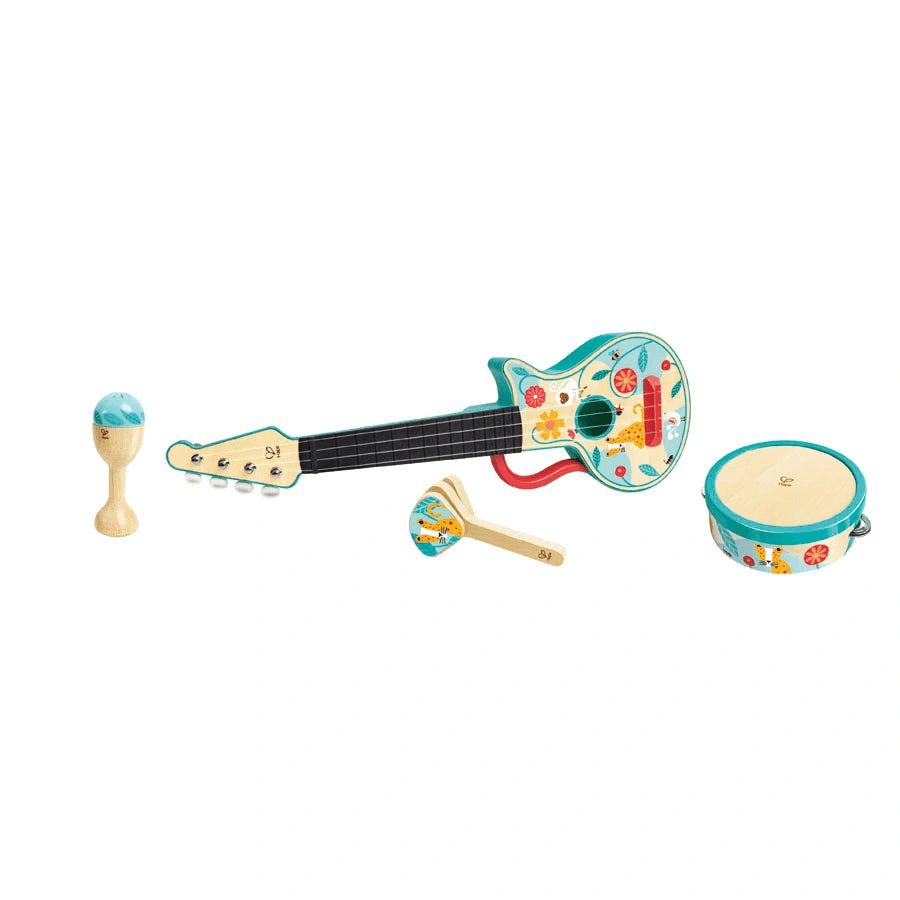 Hape - 4 In 1 Ukulele Set