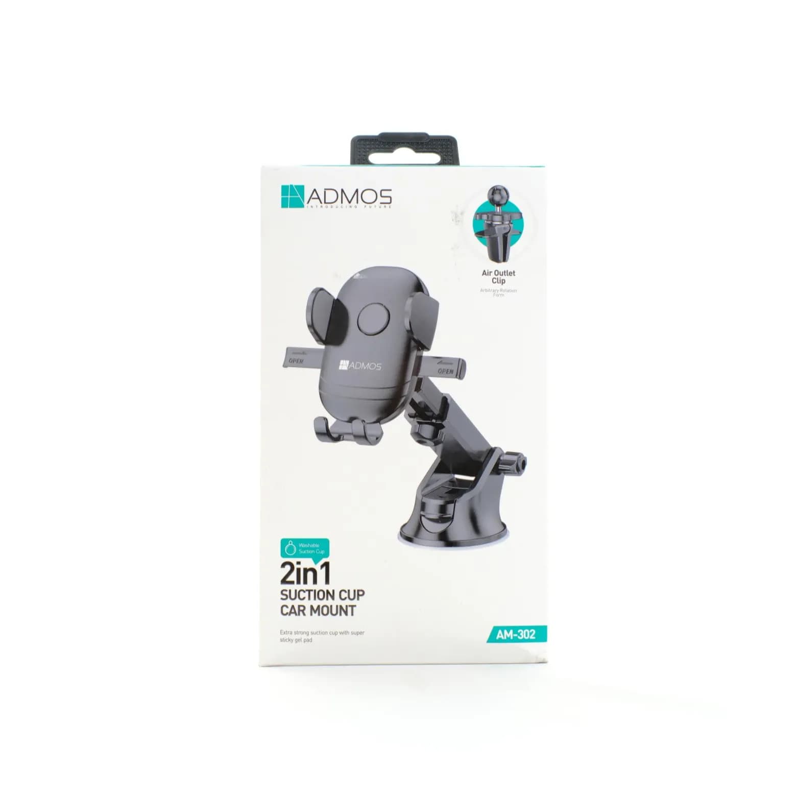 Admos Suction Cup Car Mount 2 In 1 Am-302