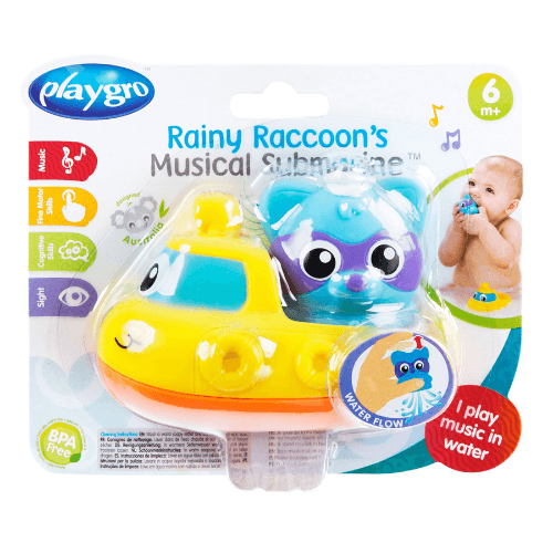 Rainy Raccoon'S Musical Submarine Playgro