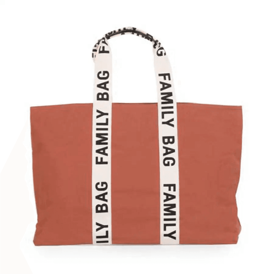 Childhome Family Bag Signature Canvas (Terracotta)