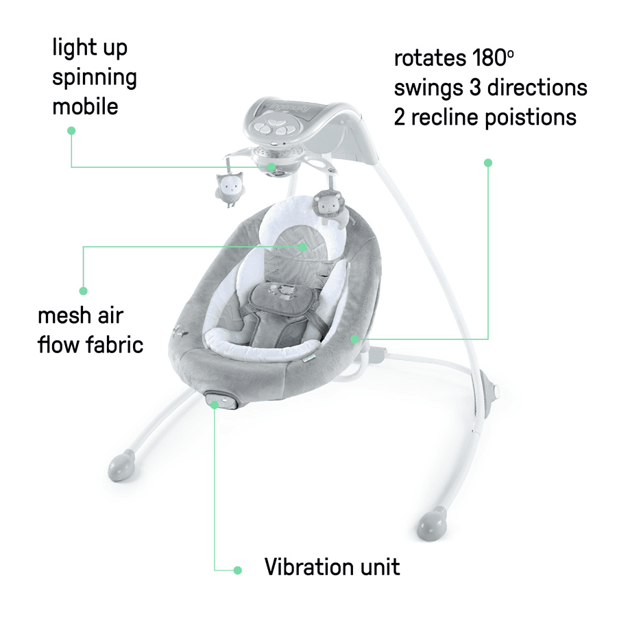Ingenuity - Dreamcomfort Cradling Swing - Braden