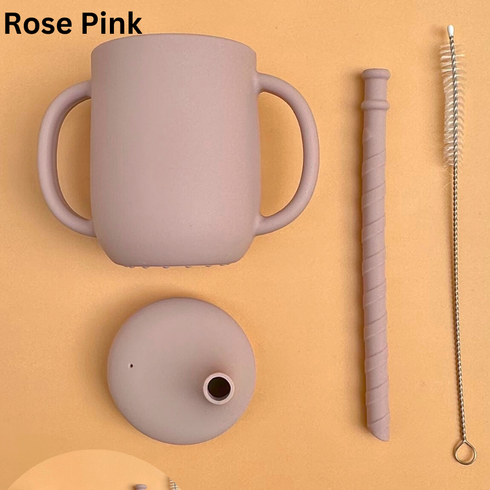 Qute Baby Sippy Cup - Rose Pink