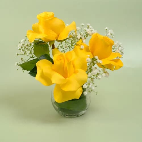 Sunlit Glow Flower Vase 2531