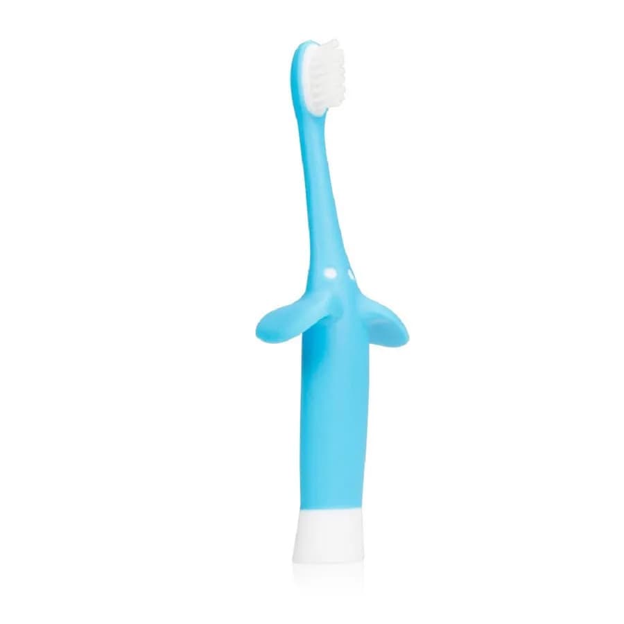 Infant-To-Toddler Toothbrush, Blue Elephant, 1-Pack