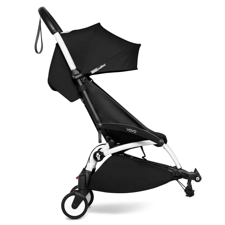 Babyzen Yoyo Connect Stroller - White Frame With Color Pack 6+ (Black)