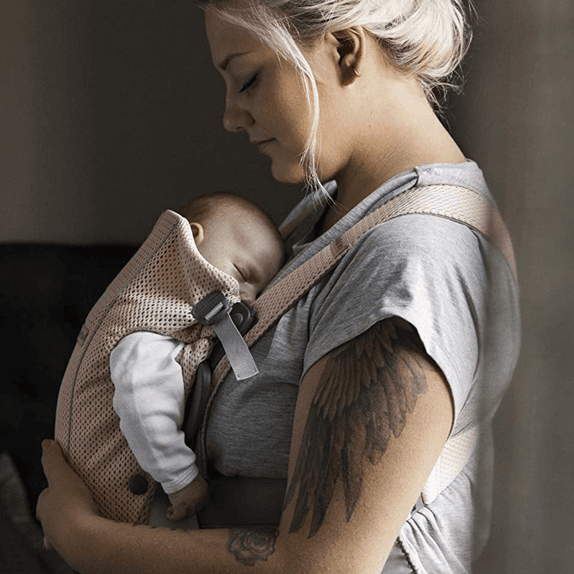Babybjorn Baby Carrier Mini - 3D Mesh (Pearly Pink)