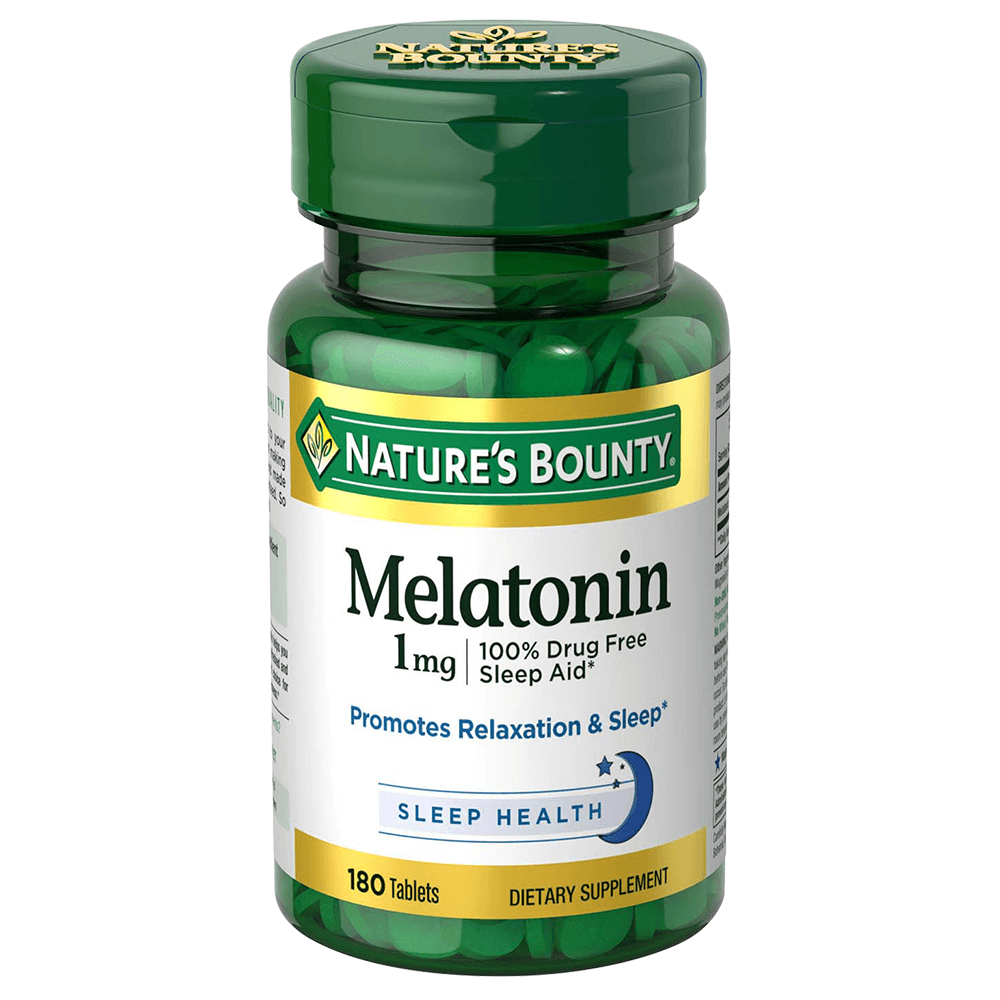 Natures Bounty Melatonin 1mg Tabs 180's (2832)