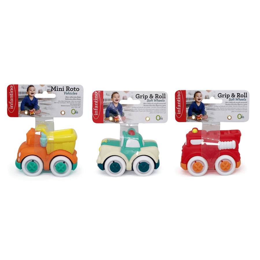Infantino - Grip & Roll Soft Wheels (Header With Elastic Band)