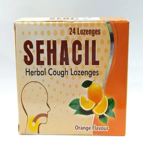 Sehacil Herbal Cough Lozeges Oranges 24'S