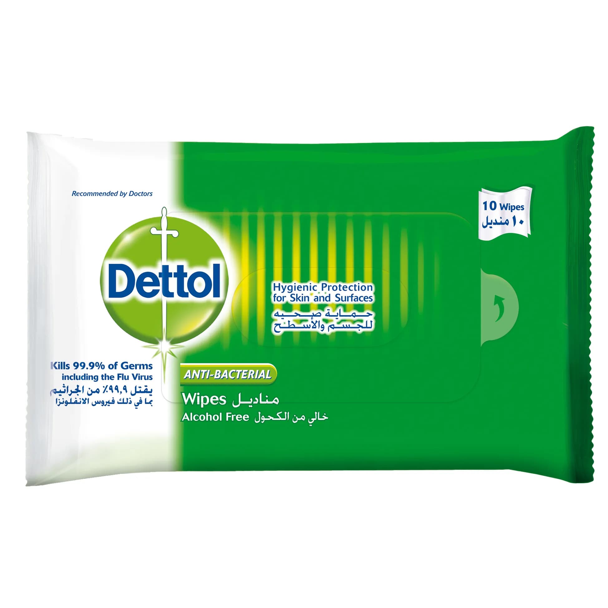 Dettol Original Antibacterial Skin Wipes 10 S