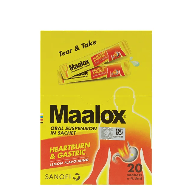 Maalox Oral Susp In Sachet's 20's