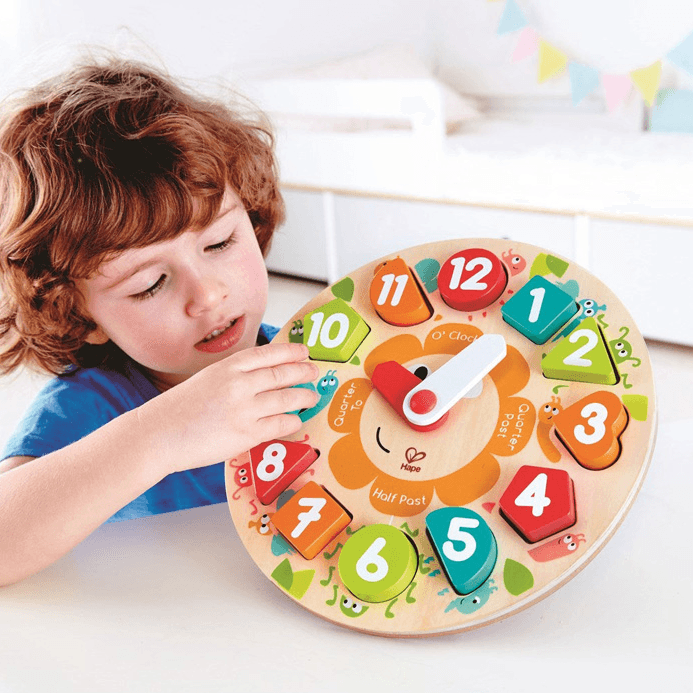 Hape - Chunky Clock Puzzle