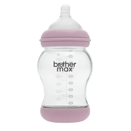 Brother Max Anticolic Feeding Bottle 240Ml + Medium Size Teat
