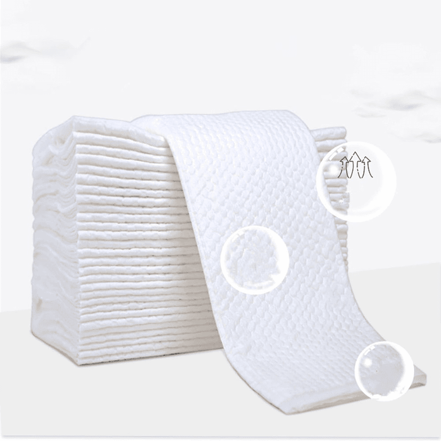Little Story - Disposable Diaper Changing Mats - Pack Of 50Pcs (White)