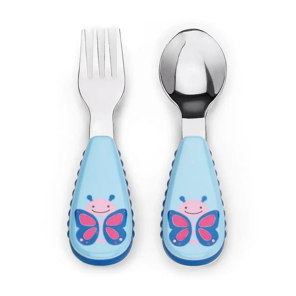 Skip Hop Zootensils Fork & Spoon (Butterfly)