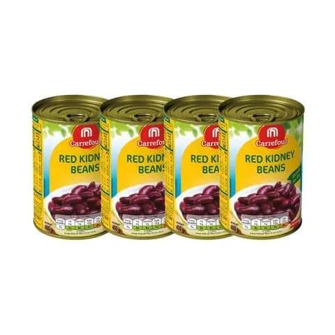 Maf Carrefour Red Kidney Beans 400Grx4Pieces