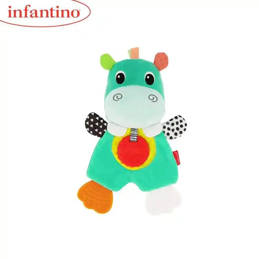 Infantino Cuddly Teether - Hippo