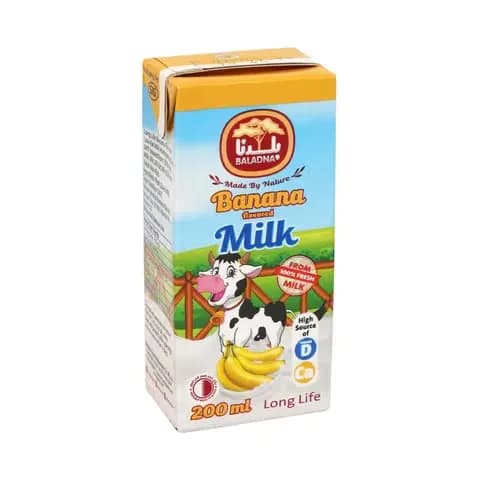 Baladna Uht Banana Milk, 200Ml