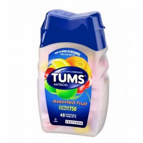 Tums Assorted Fruits Chew. Tab 48'S