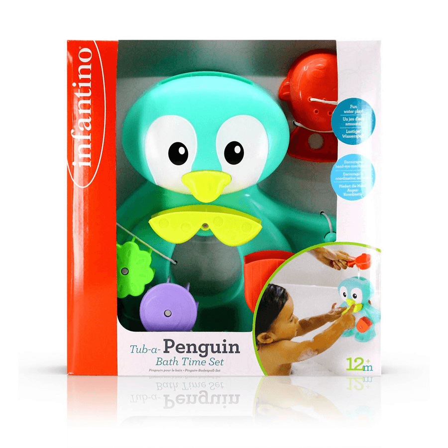 Infantino - Tub-A-Penguin Bath Time Set