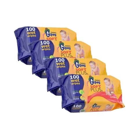 Sanita Gipsy Soft Plus Wipes 4 Count