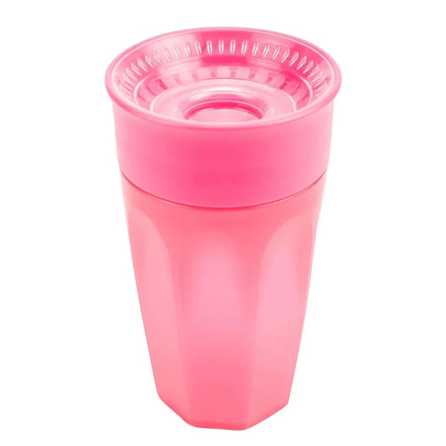 Cheers 360 Cup, 10 Oz/300 Ml (Pink, 9M+, 1-Pack)