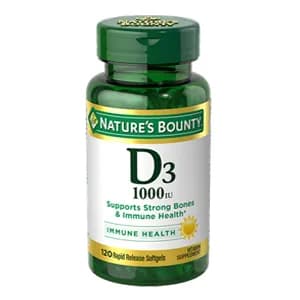 Vitamin D3 -1000 IU Softgels 120's