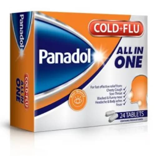 Panadol Cold + Flu All In One Tablet 24'S