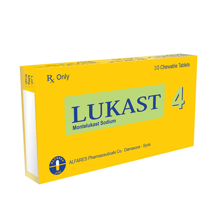 Lukast 4Mg Tablets - 30'S