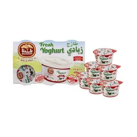 Baladna Fresh Yoghurt Low Fat Pack 170G×5+1Free