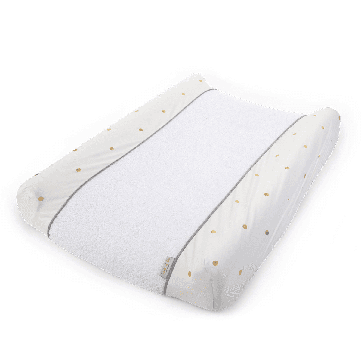 Childhome Changing Cushion Cover - Jersey Gold Dots (Cushion Sold Separately)