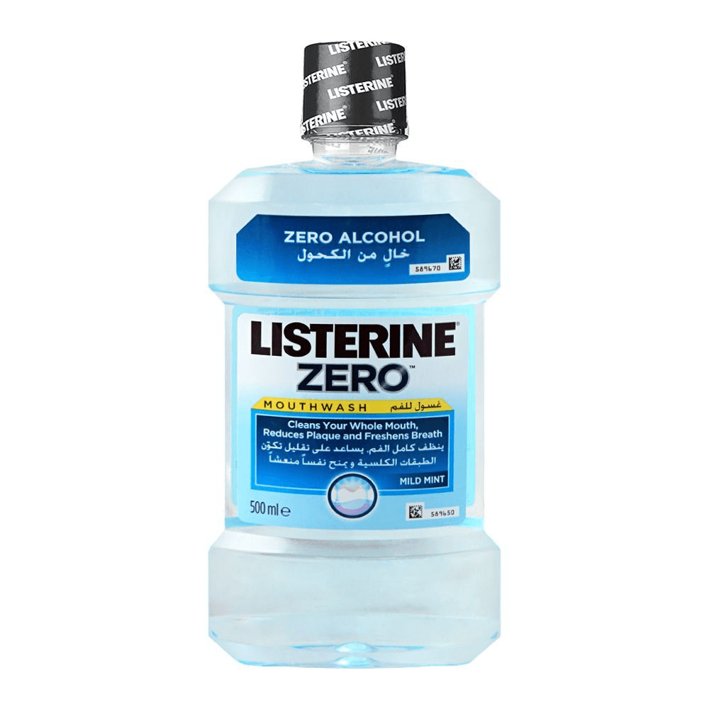 Listerine Zero Mild Mint M Wash 500ml (Jjbze500)