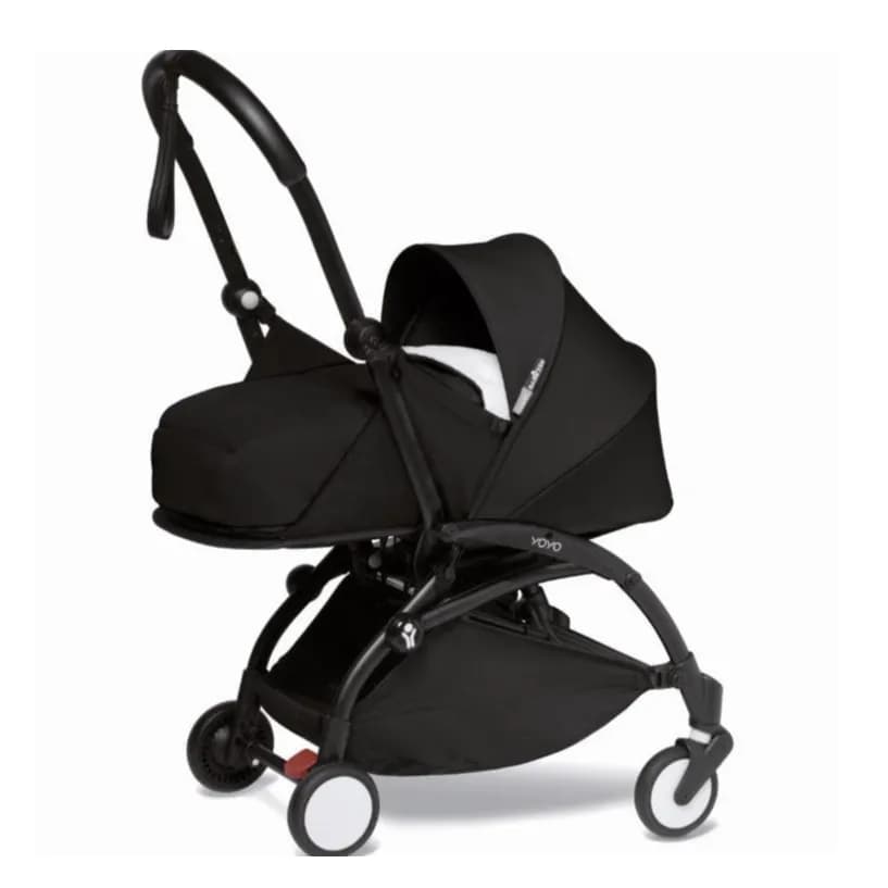 Babyzen Yoyo 0+ Stroller - Black Frame With Newborn Pack 0+ (Black)