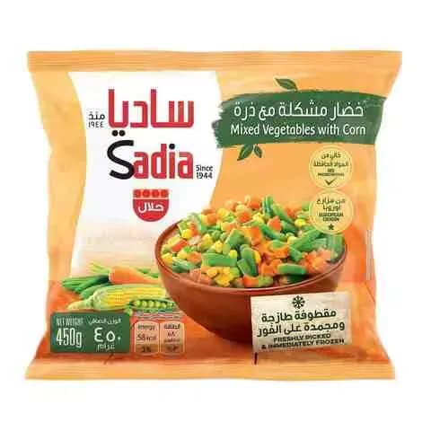 Sadia Mixed Vegetables With Corn 450G