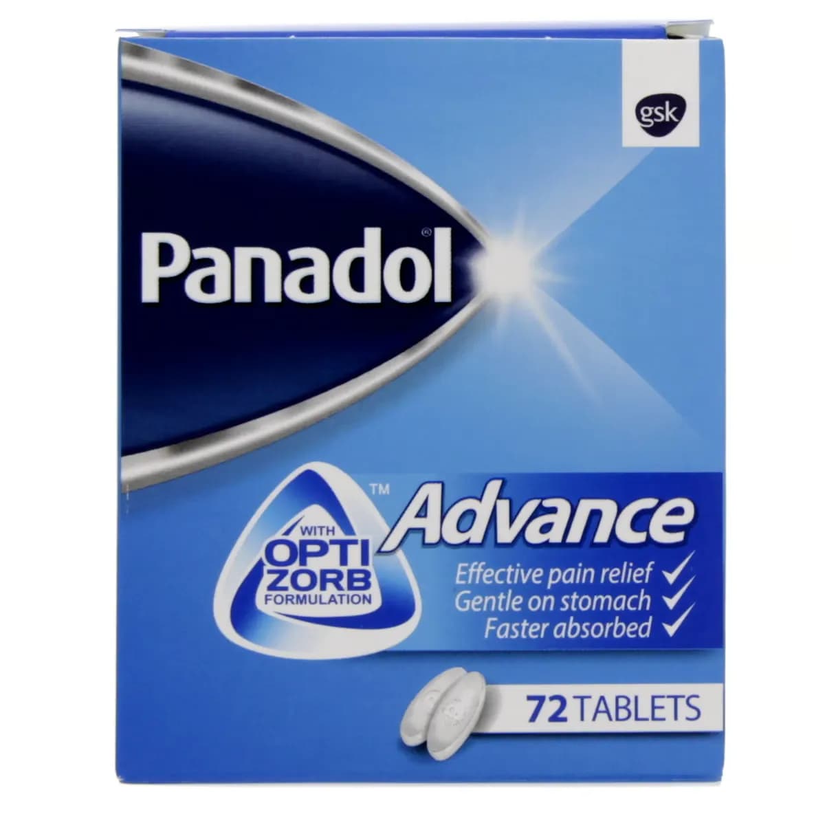 Panadol Advance 500 Mg 72 Tablets