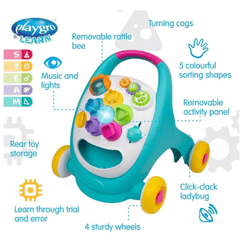 Playgro - Sensory Explorer Music And Lights Activity Walker