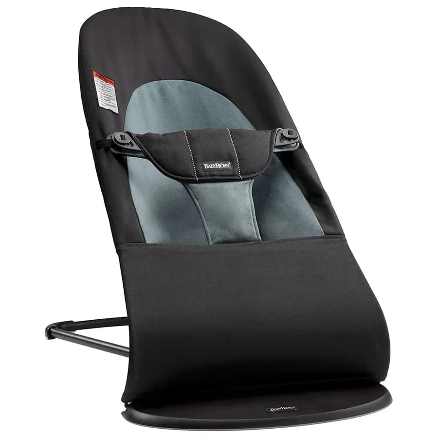 Babybjorn Bouncer Balance Soft Black/Dark Grey, Cotton