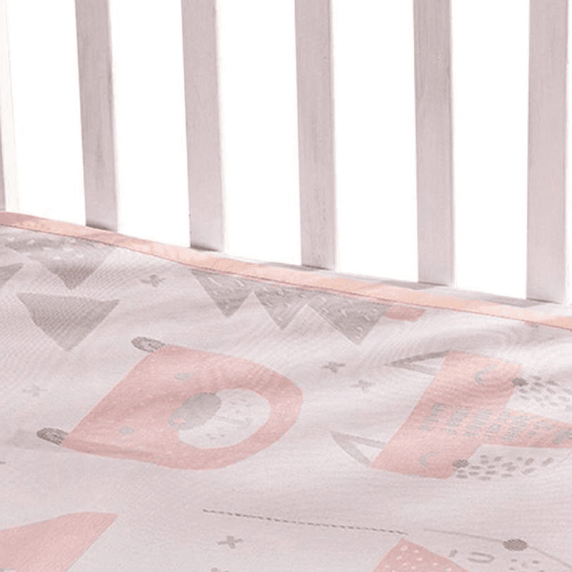 Sunveno - Baby Mattress Protector Multipurpose Mat - L (Pink)