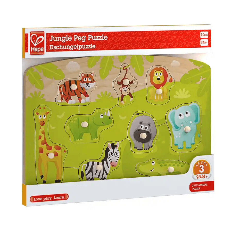 Hape - Jungle Peg Puzzle