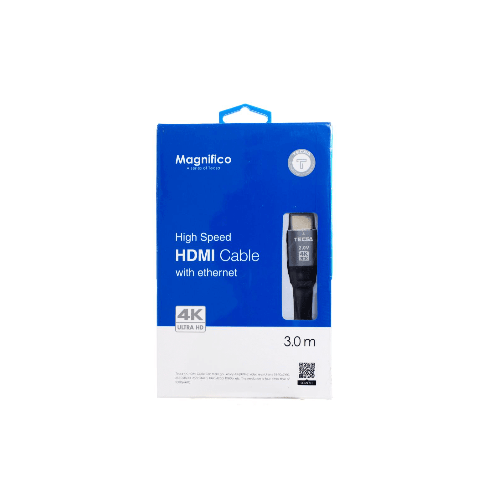 Tecsa Magnifico High Speed Hdmi Cable With Ethernet 4K -E244 -3M