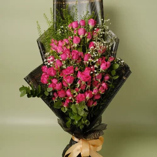 Fuchsia Flower Bouquet No.2256