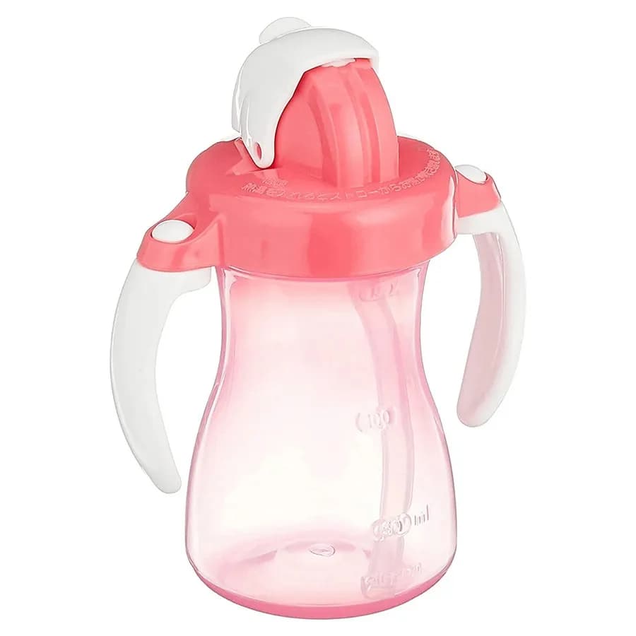 Pigeon - Petite Straw Bottle 150Ml, Hanging Type (Pink)