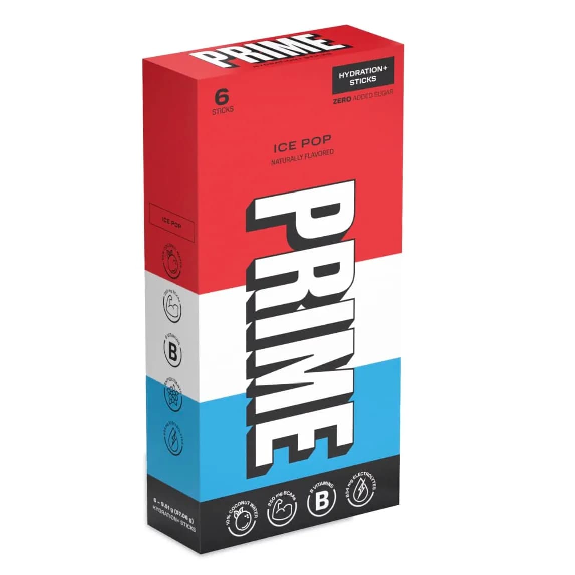 Prime Ice Pop Hydration Sticks 6 Piece