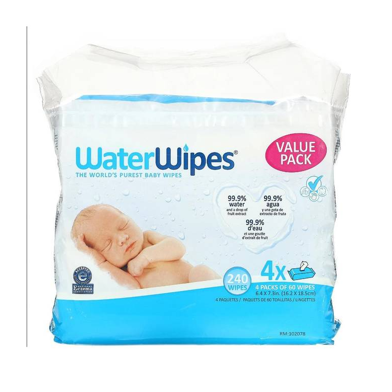 Waterwipes Purest Baby Wipes With Fruit Extract - 240'S