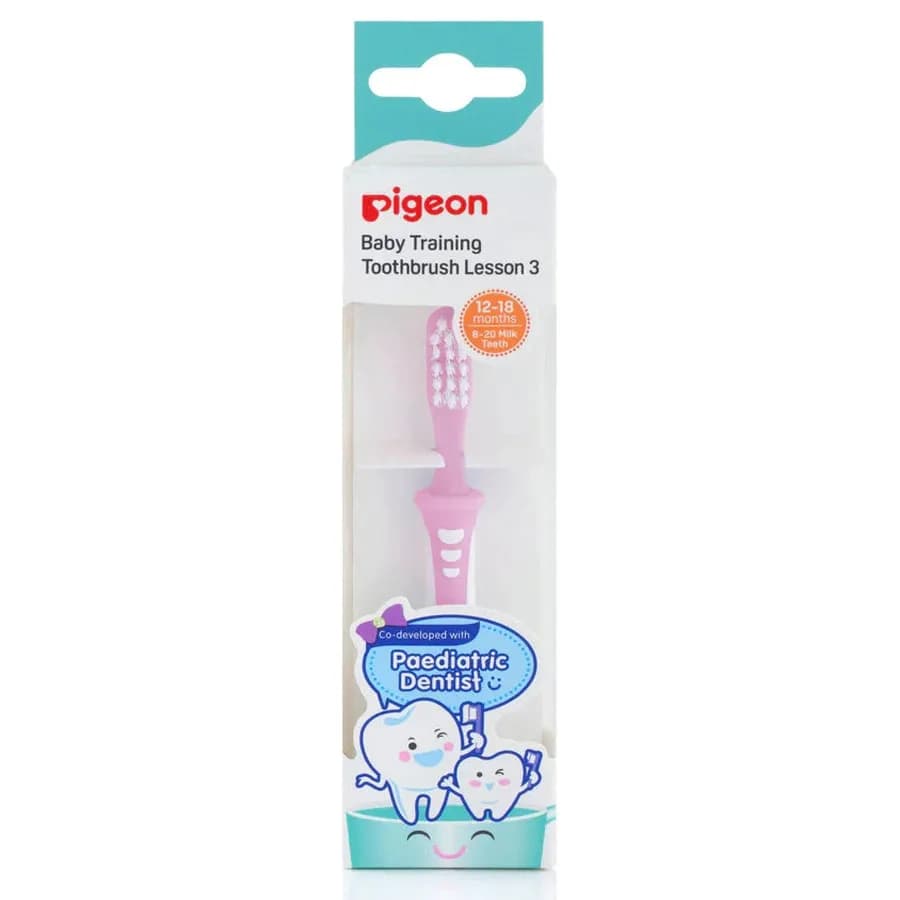 Pigeon - Training Tooth Brush Lesson-3 (Pink)