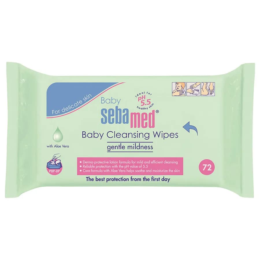 Sebamed - Baby Wet Wipes With Aloe Vera 72'S